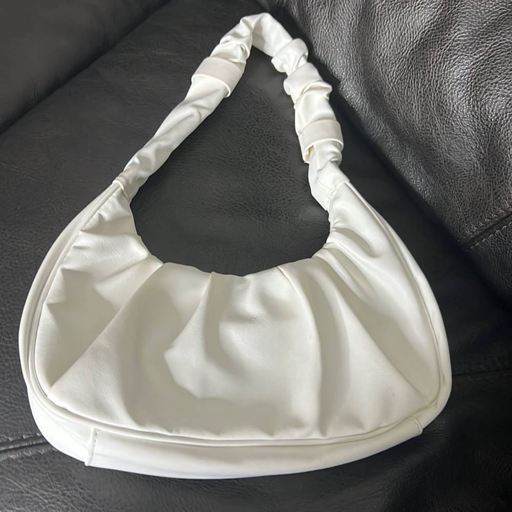 White fancy little purse